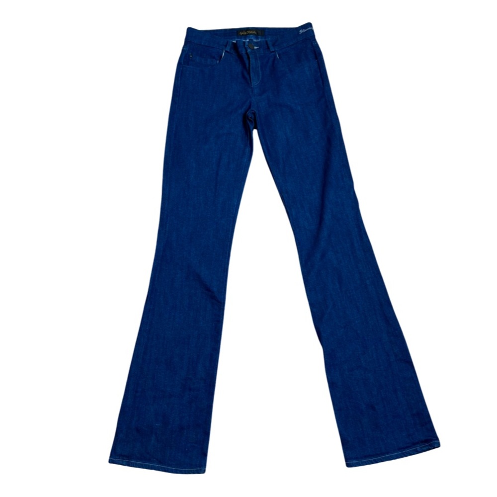 GOLDSIGN Slimmy High Rise Straight Leg Blue Jeans Sz 26